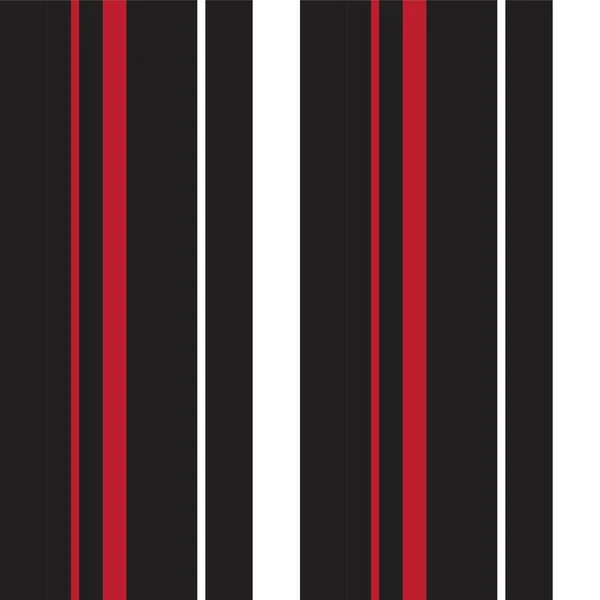 Fondo Patrón Inconsútil Rayado Vertical Rojo Adecuado Para Textiles Moda — Vector de stock