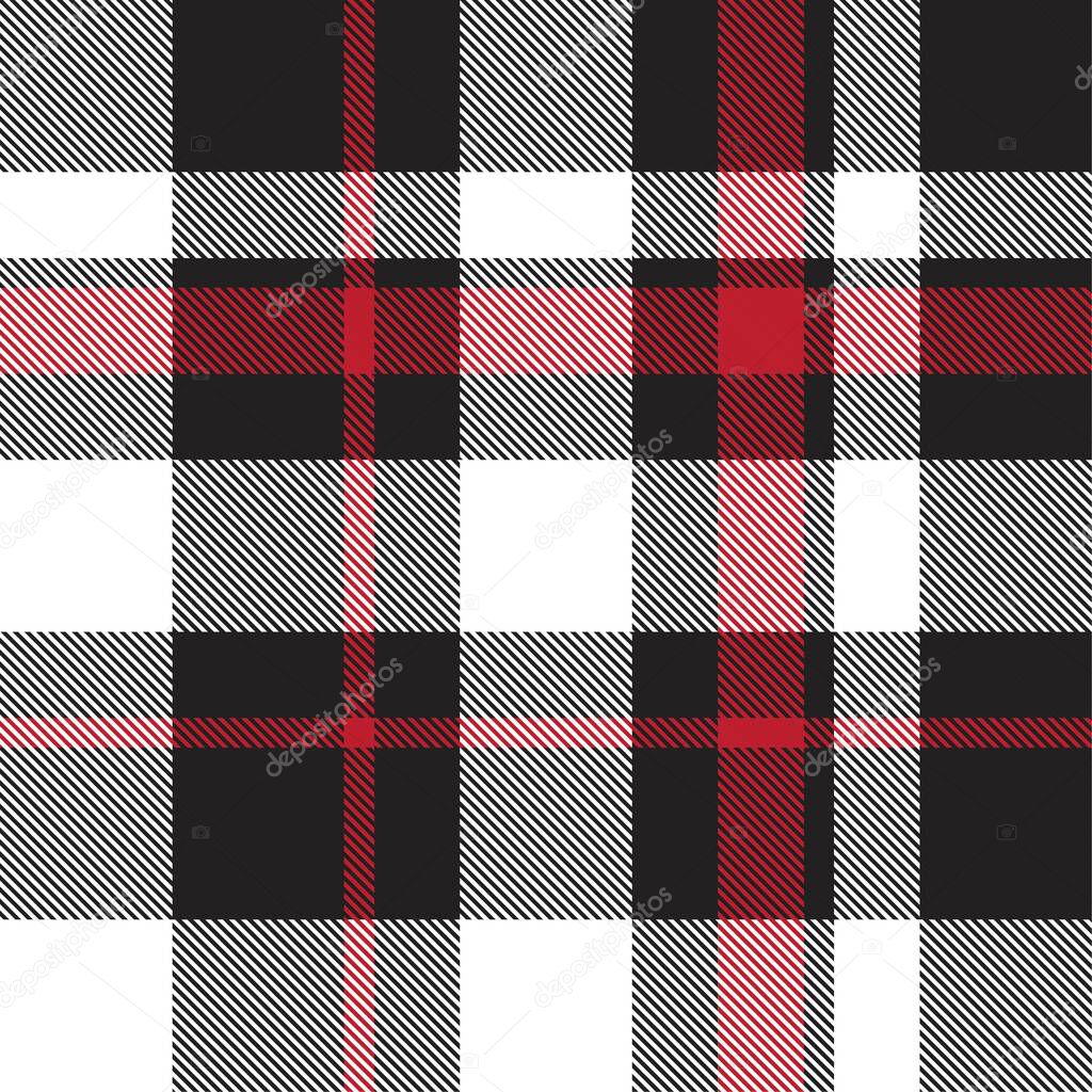 Red Plaid, checkered, tartan seamless pattern suitable for fashion textiles and graphics