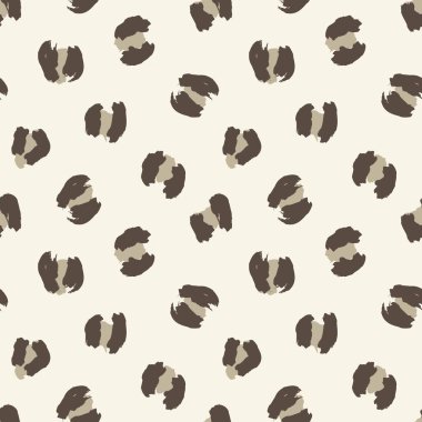 Moda tekstil, grafik ve el sanatları için Kahverengi Hayvan Leoparı Kusursuz Desensiz Arkaplan