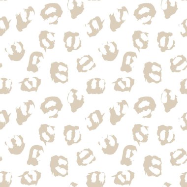 Moda tekstil, grafik ve el sanatları için Kahverengi Hayvan Leoparı Kusursuz Desensiz Arkaplan