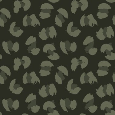 Moda tekstil, grafik ve el sanatları için Yeşil Hayvan Leoparı Kusursuz Desensiz Arkaplan
