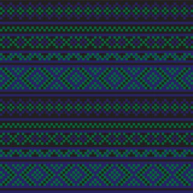 Moda tekstil, örgü ve grafikleri için yeşil Noel panayırı desenli arka plan