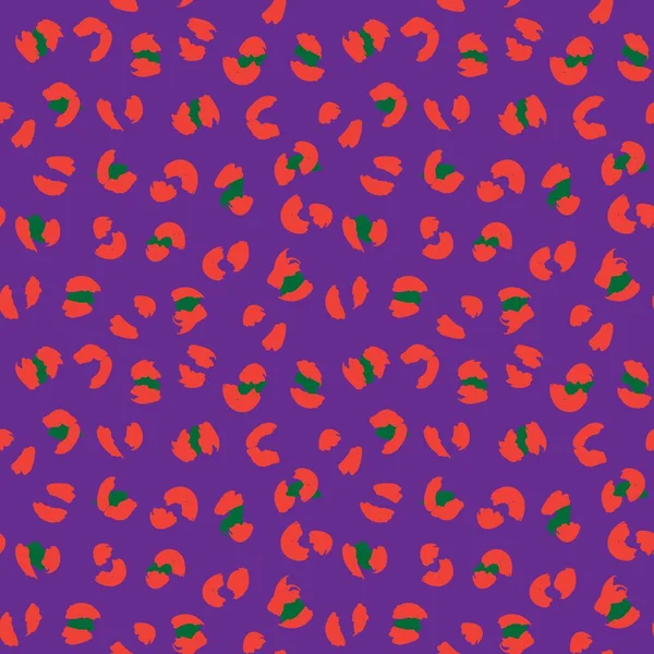Violet Animal Leopard Seamless Pattern Arrière Plan Pour Les Textiles — Image vectorielle