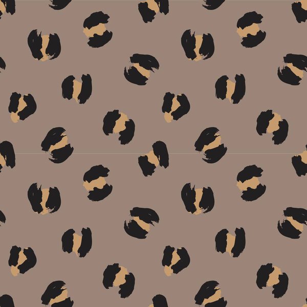 Brown Animal Leopard Seamless Pattern Background for fashion textiles, graphics and crafts