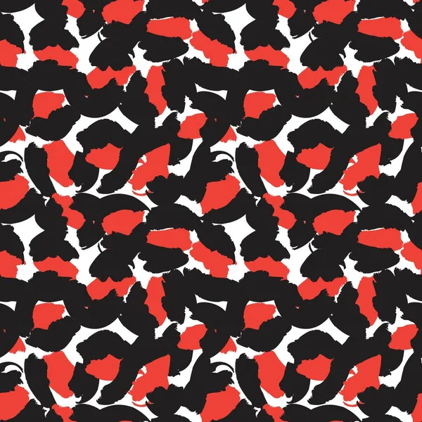 Fondo Patrón Sin Costura Leopardo Animal Naranja Para Textiles Moda — Vector de stock