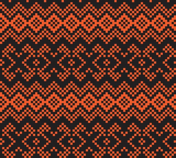 Fondo Patrón Isla Feria Navidad Naranja Para Textiles Moda Prendas — Archivo Imágenes Vectoriales