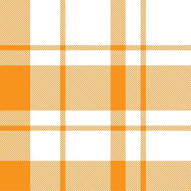 Turuncu ekose, kareli, tartan desenli moda tekstil ve grafikleri için uygun.