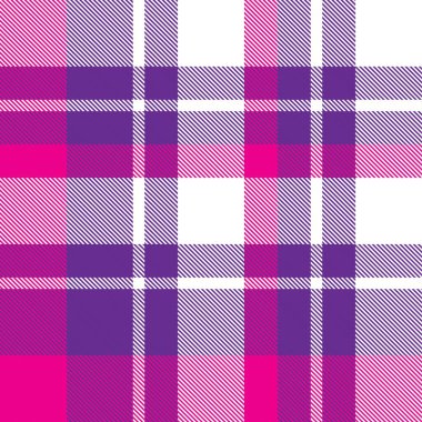 Mor ekose, kareli, tartan desenli moda tekstil ve grafikleri için uygun.