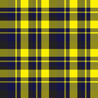 Sarı ekose, kareli, tartan desenli moda tekstil ve grafikleri için uygun.