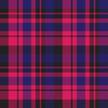 Mor ekose, kareli, tartan desenli moda tekstil ve grafikleri için uygun.