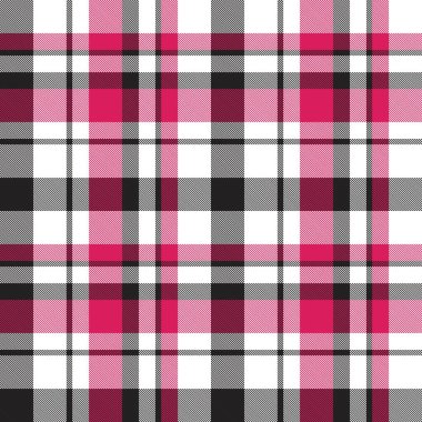 Mor ekose, kareli, tartan desenli moda tekstil ve grafikleri için uygun.