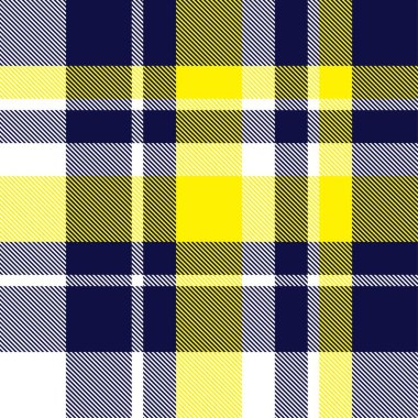 Sarı ekose, kareli, tartan desenli moda tekstil ve grafikleri için uygun.