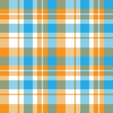 Turuncu ekose, kareli, tartan desenli moda tekstil ve grafikleri için uygun.