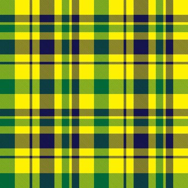 Sarı ekose, kareli, tartan desenli moda tekstil ve grafikleri için uygun.