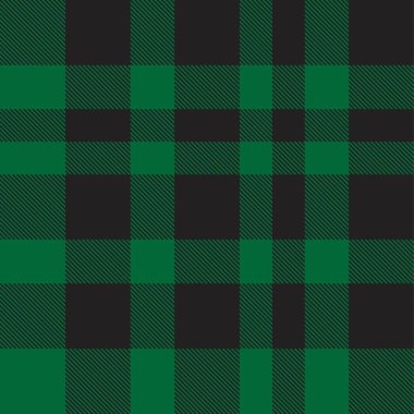 Moda tekstil ve grafikleri için uygun yeşil ekoseli, kareli, tartan desenli