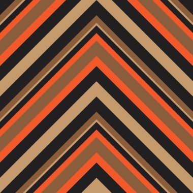 Moda tekstil ve grafikleri için uygun turuncu sembol çizgili dikişsiz arkaplan