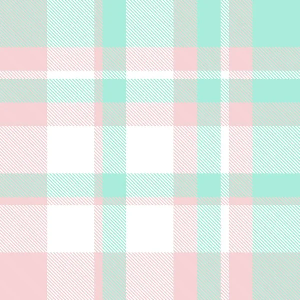 Pink Plaid Kostkované Tartan Bezešvé Vzor Vhodný Pro Módní Textil — Stockový vektor