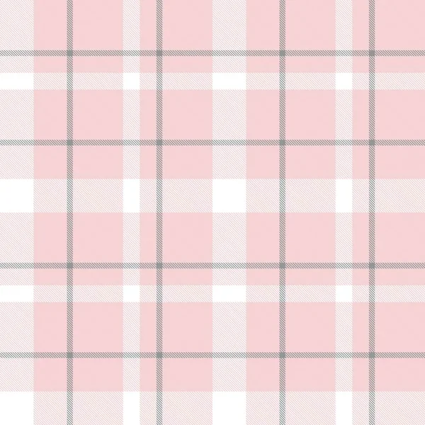 Pink Plaid Kratkę Tartan Bezszwowy Wzór Nadaje Się Tkanin Grafik — Wektor stockowy