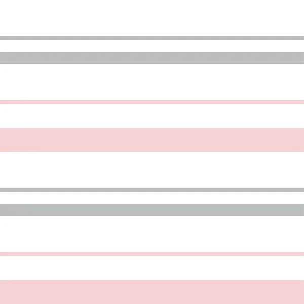 Рожевий Горизонтальний Смугастий Безшовний Візерунок Підходить Модного Текстилю Графіки — стоковий вектор
