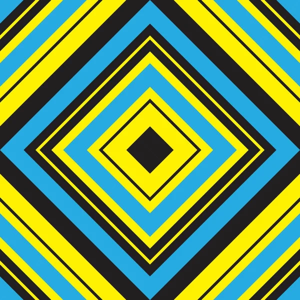 Yellow Argyle Diagonal Striped Seamless Pattern Background Suitable Fashion Textiles — Stock Vector