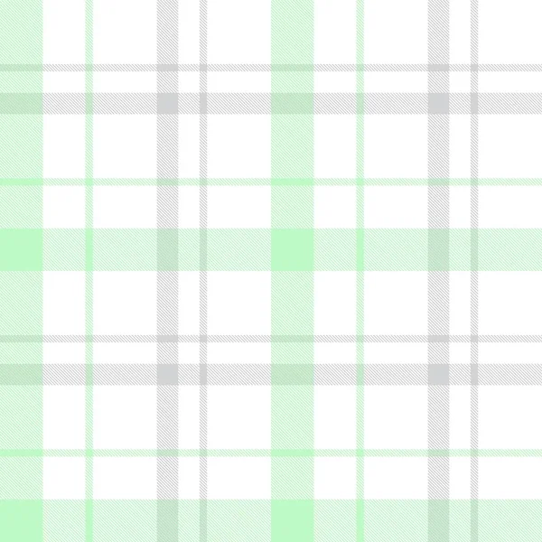 Green Plaid Geruit Tartan Naadloos Patroon Geschikt Voor Mode Textiel — Stockvector