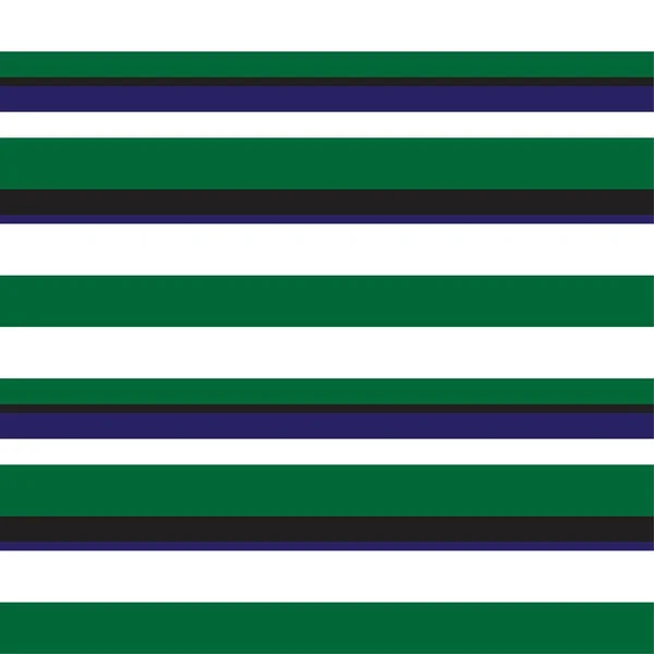 Green Horizontal Striped Seamless 배경에 그래픽 — 스톡 벡터