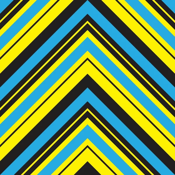 Yellow Chevron Diagonal Striped Seamless Pattern Background Suitable Fashion Textiles — Stock Vector