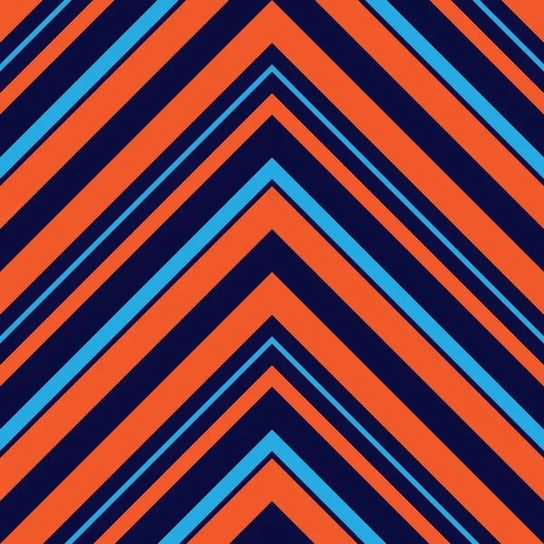 Orange Chevron Diagonal Paski Bezszwowe Tło Wzór Nadaje Się Mody — Wektor stockowy