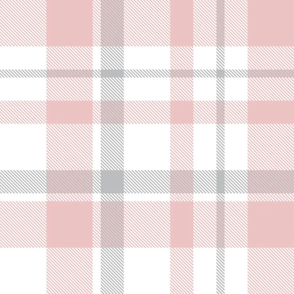 Pink Plaid Kostkované Tartan Bezešvé Vzor Vhodný Pro Módní Textil — Stockový vektor