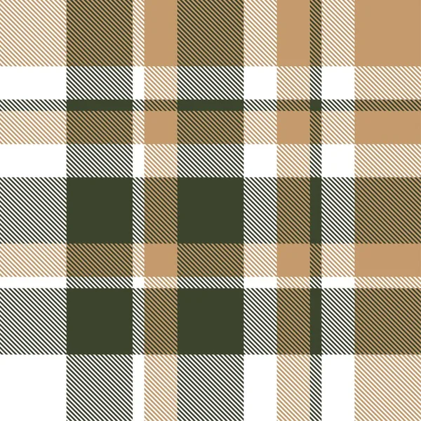Vert Plaid Carreaux Motif Tartan Sans Couture Adapté Aux Textiles — Image vectorielle