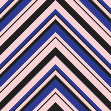 Moda tekstili ve grafikleri için uygun pembe ve lacivert köşegen çizgili desenli arkaplan.