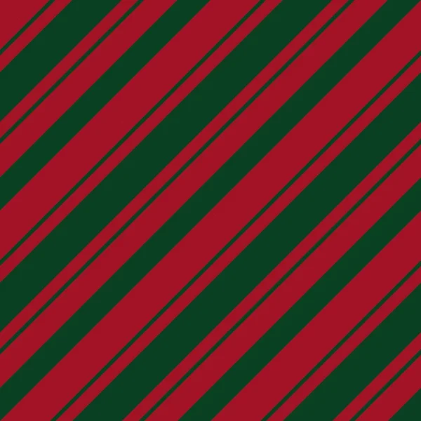 Navidad Diagonal Rayas Sin Costura Patrón Fondo Adecuado Para Textiles — Vector de stock