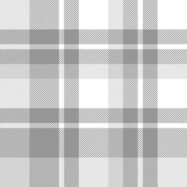 Bílý Kostkovaný Kostkovaný Hladký Vzor Vhodný Pro Módní Textil Grafiku — Stockový vektor