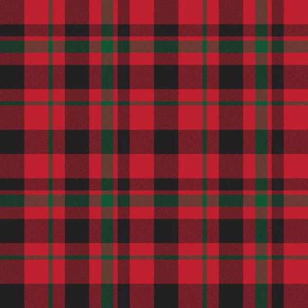 Christmas Plaid Geruit Tartan Naadloos Patroon Geschikt Voor Mode Textiel — Stockvector