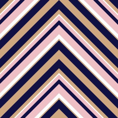 Moda tekstili ve grafikleri için uygun pembe ve lacivert köşegen çizgili desenli arkaplan.