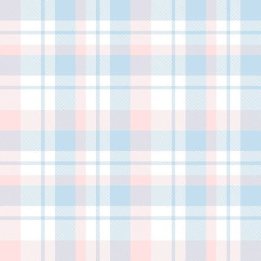 Gökyüzü mavisi ekose, kareli, ekose desenli moda tekstil ve grafikleri için uygun.