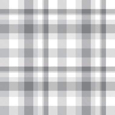 Moda tekstil ve grafikleri için uygun beyaz ekose, kareli, tartan desenli