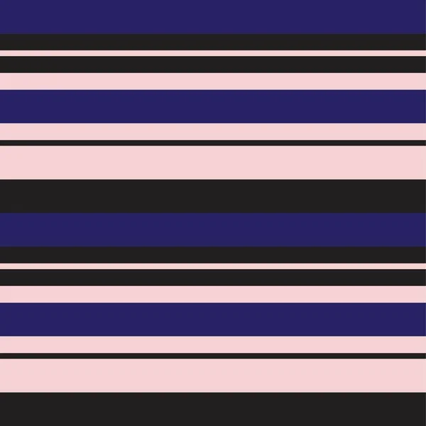 ピンクとネイビーの水平ストライプのシームレスなパターンの背景に適したファッション繊維 グラフィック — ストックベクタ