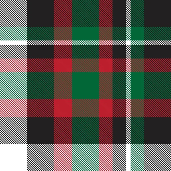 Christmas Plaid Checked Tartan Seamless Paterial Appeared Fashion Textiles Graphics — стоковий вектор