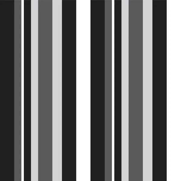 Schwarz Weißer Vertikal Gestreifter Nahtloser Musterhintergrund Für Modetextilien Grafiken — Stockvektor