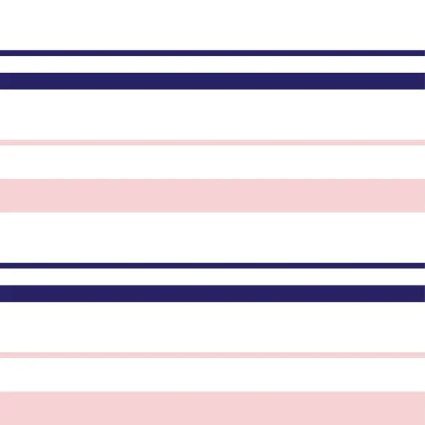 Rosa Marina Horizontal Rayas Sin Costuras Patrón Fondo Adecuado Para — Vector de stock