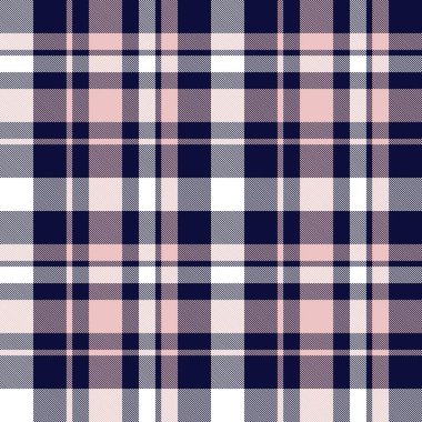 Moda tekstil ve grafikleri için uygun pembe ve denizci ekoseli, ekoseli, ekosesiz desen