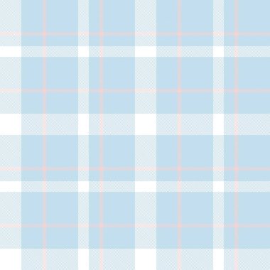 Gökyüzü mavisi ekose, kareli, ekose desenli moda tekstil ve grafikleri için uygun.