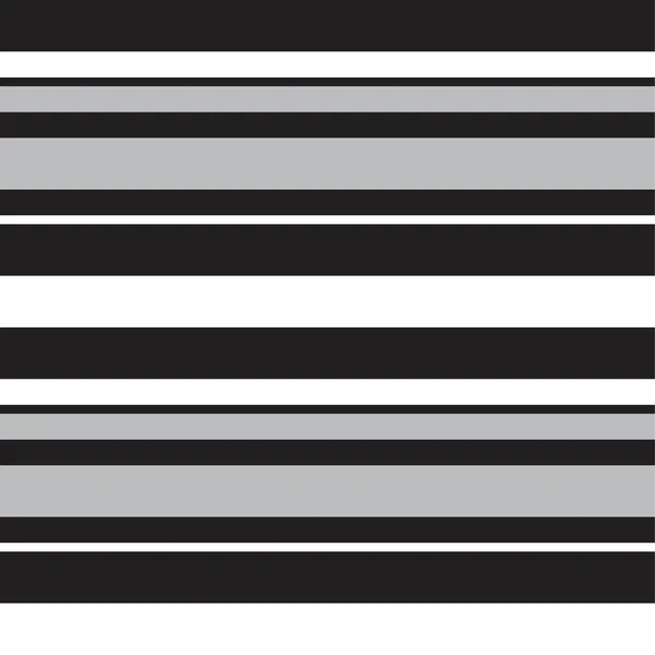Blanco Negro Fondo Patrón Sin Costuras Rayas Horizontales Adecuado Para — Archivo Imágenes Vectoriales