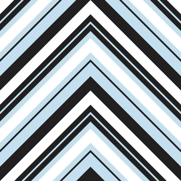 Sky Blue Chevron Diagonal Striped Seamless Pattern Background 그래픽 — 스톡 벡터