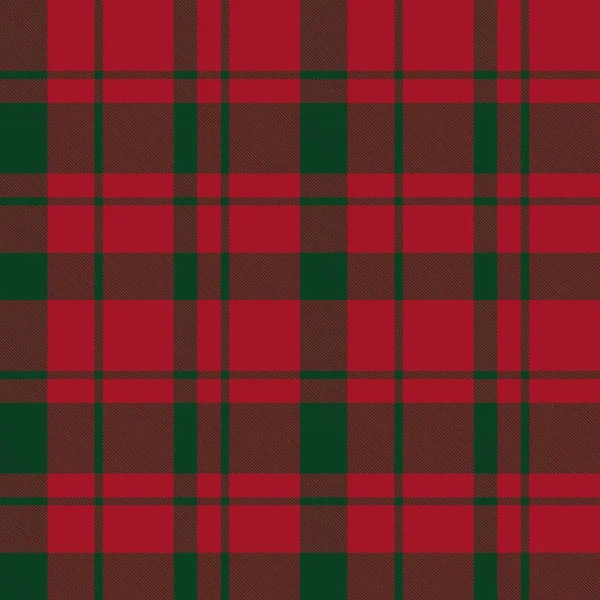 Plaid Navidad Cuadros Tartán Patrón Sin Costura Adecuado Para Textiles — Vector de stock