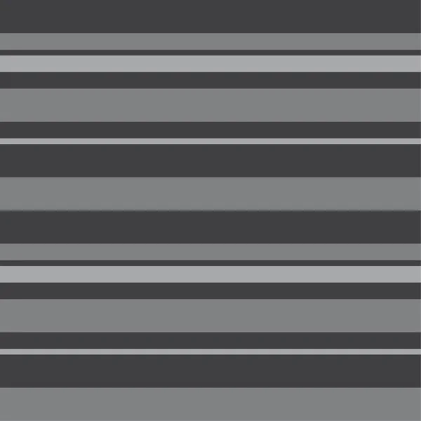 Grey Horizontal Striped Seamless Pattern Background 그래픽 — 스톡 벡터