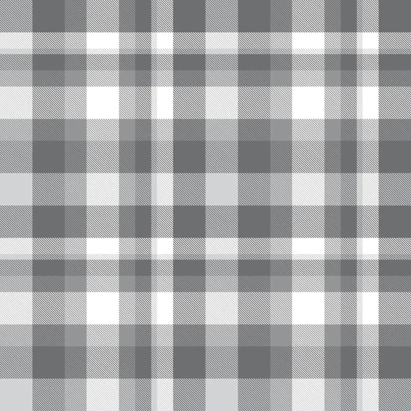 White Plaid Checkered Tartan Seamless Pattern Suitable Fashion Textiles Graphics — Stock Vector