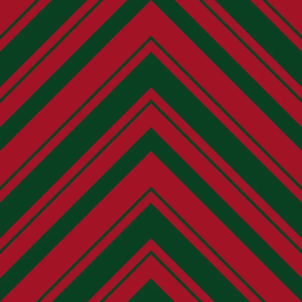 Navidad Chevron Diagonal Rayas Sin Costuras Patrón Fondo Adecuado Para — Vector de stock