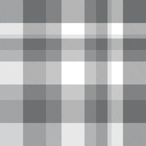 Plaid Blanco Cuadros Tartán Patrón Sin Costura Adecuado Para Textiles — Archivo Imágenes Vectoriales